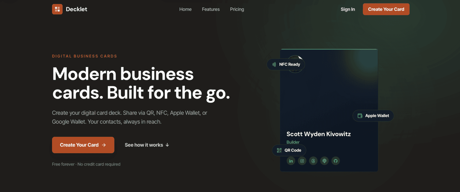 The Death of the Paper Business Card: Why I Built Decklet and Why Your Workflow Needs a Modern Handshake The Death of the Paper Business Card: Why I Built Decklet and Why Your Workflow Needs a Modern Handshake