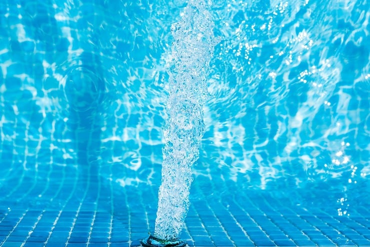 image showing pool water circulation device