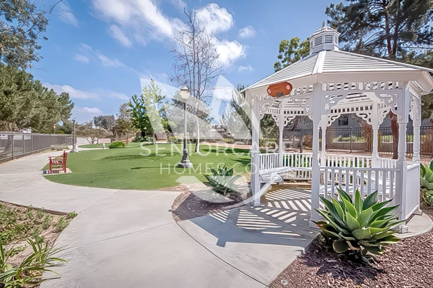 Beautiful, outdoor patio lounge area at Silverado Encinitas