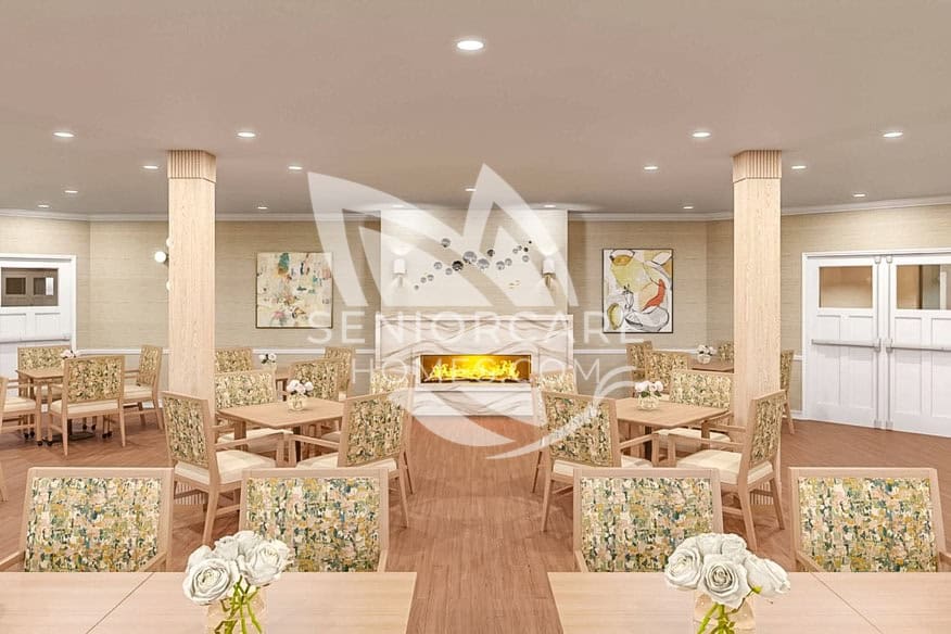 Beautiful, large dining area at Sunrise Danville