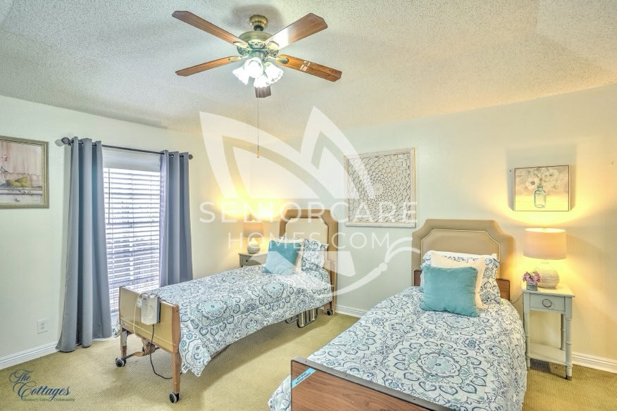 Shared Bedroom in Irvine Cottages, a small care home on Longstreet in Irvine