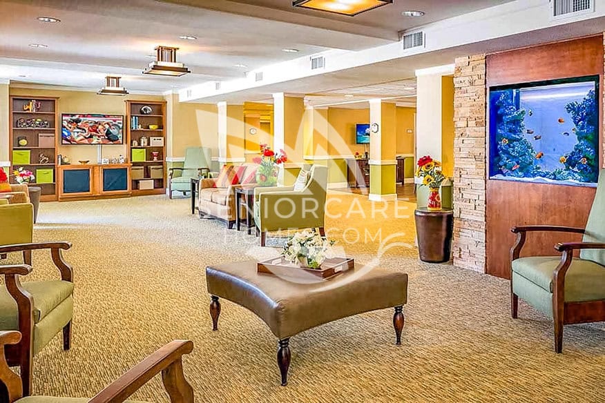 Cozy loby at Atria Hillcrest