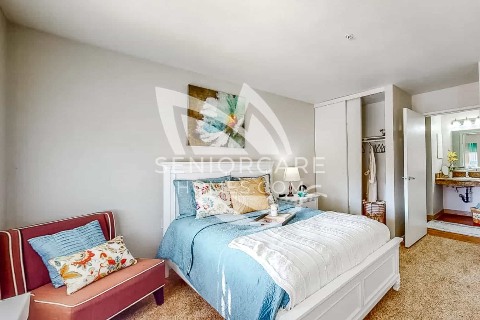 Cozy bed in a single bedroom at MBK Citrus Place