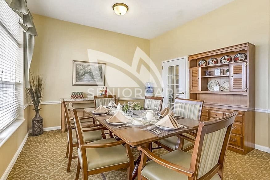 Pretty, private dining room at Brookdale Ithaca, NY