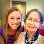 Picture of Kate Allado, Co-Founder of SeniorCareHomes.Com with her grandmother who suffered through Alzheimer's disease