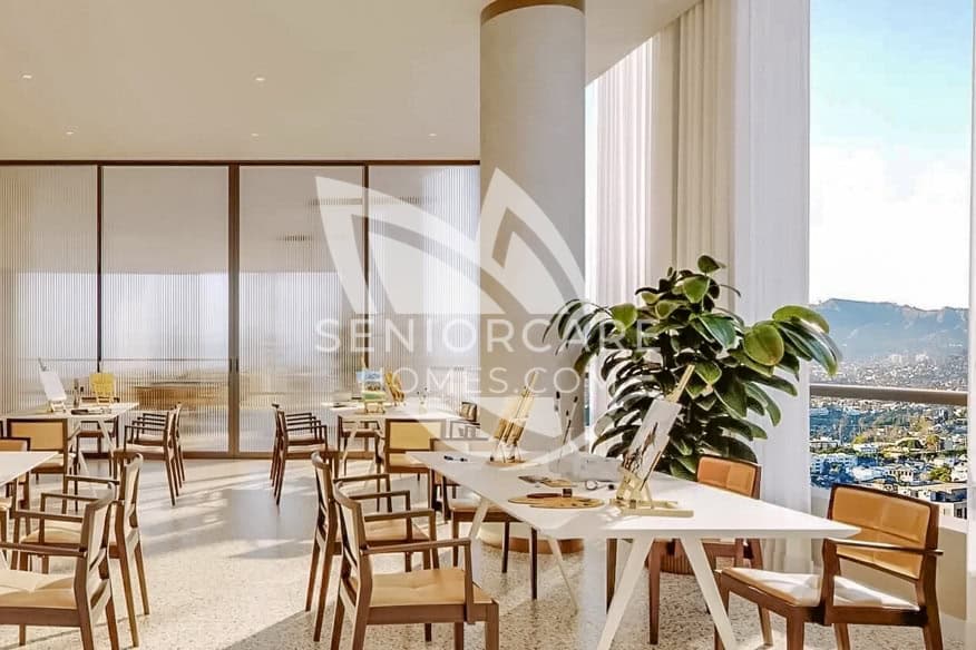 Activity and painting area at Ellore Senior Living