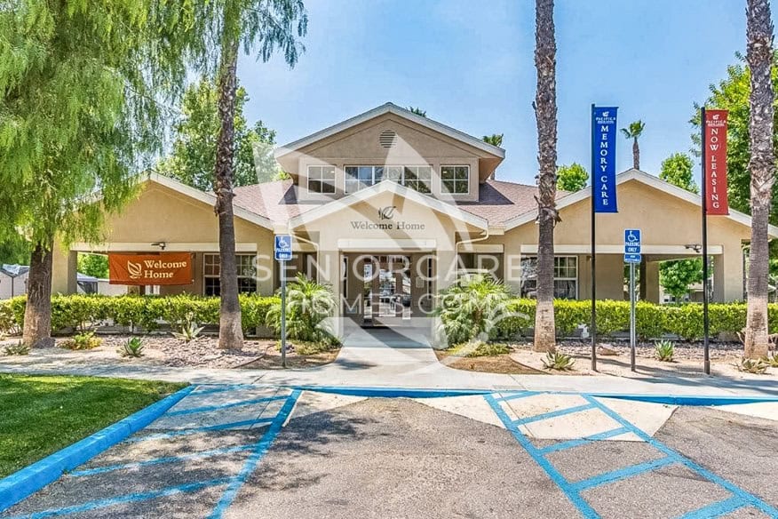 Front entrance of Cottages of Hemet