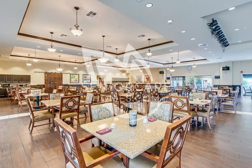 Beautiful dining room at Sakura Gardens Los Angeles