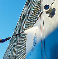 Professional exterior window cleaning by Servicemaster Manchester.