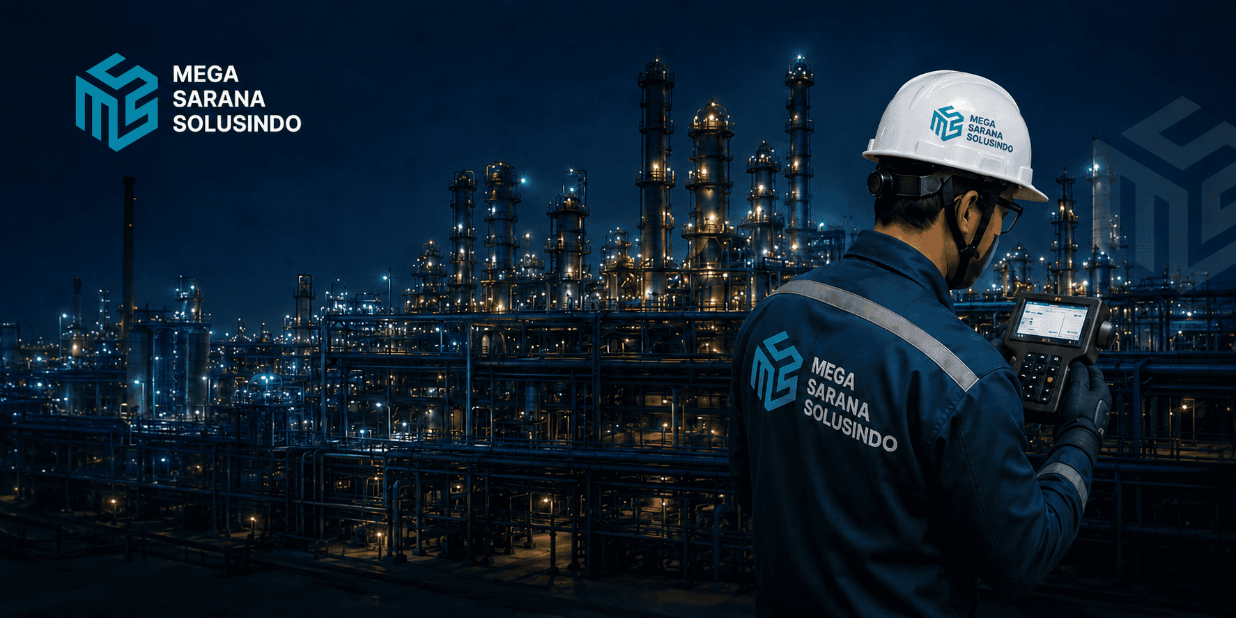PT Mega Sarana Solusindo sebagai mitra maintenance industri untuk layanan Bolt Tightening dan Flange Management.