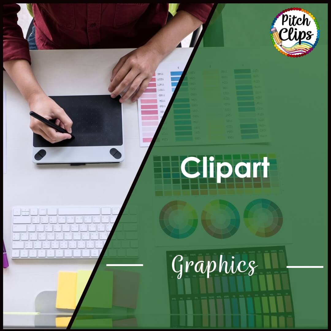 This is a picture of someone doing graphic design on a computer.