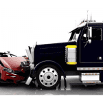 car crashing into truck