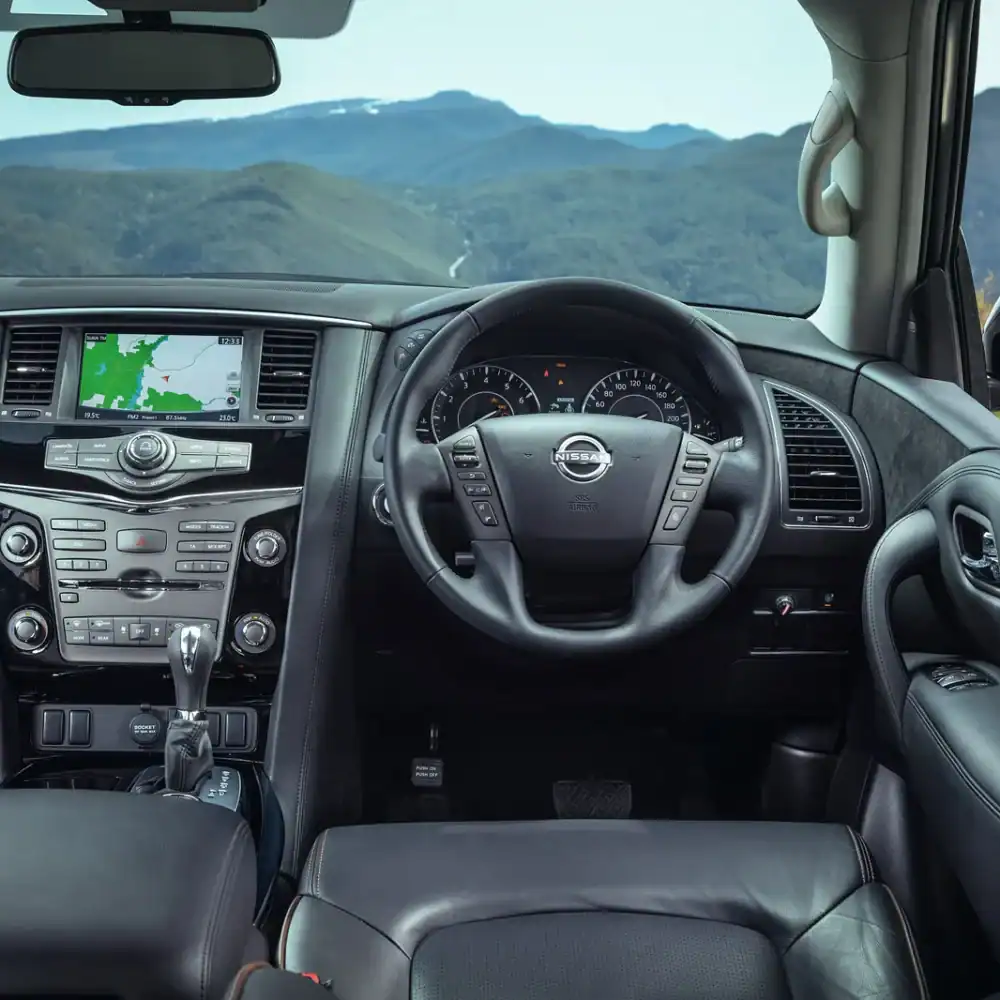 Interior upgrade for Nissan Patrol vehicle.