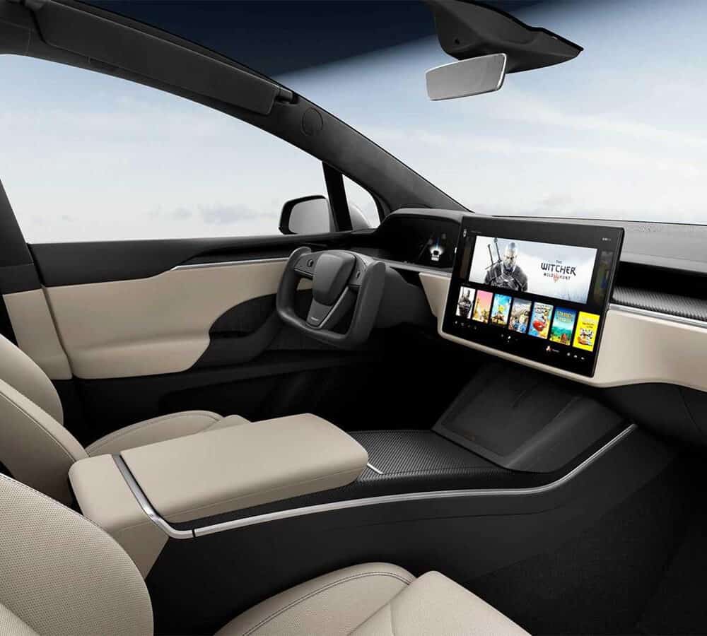 Tesla Model-X interior customization kit for enhanced comfort and style.