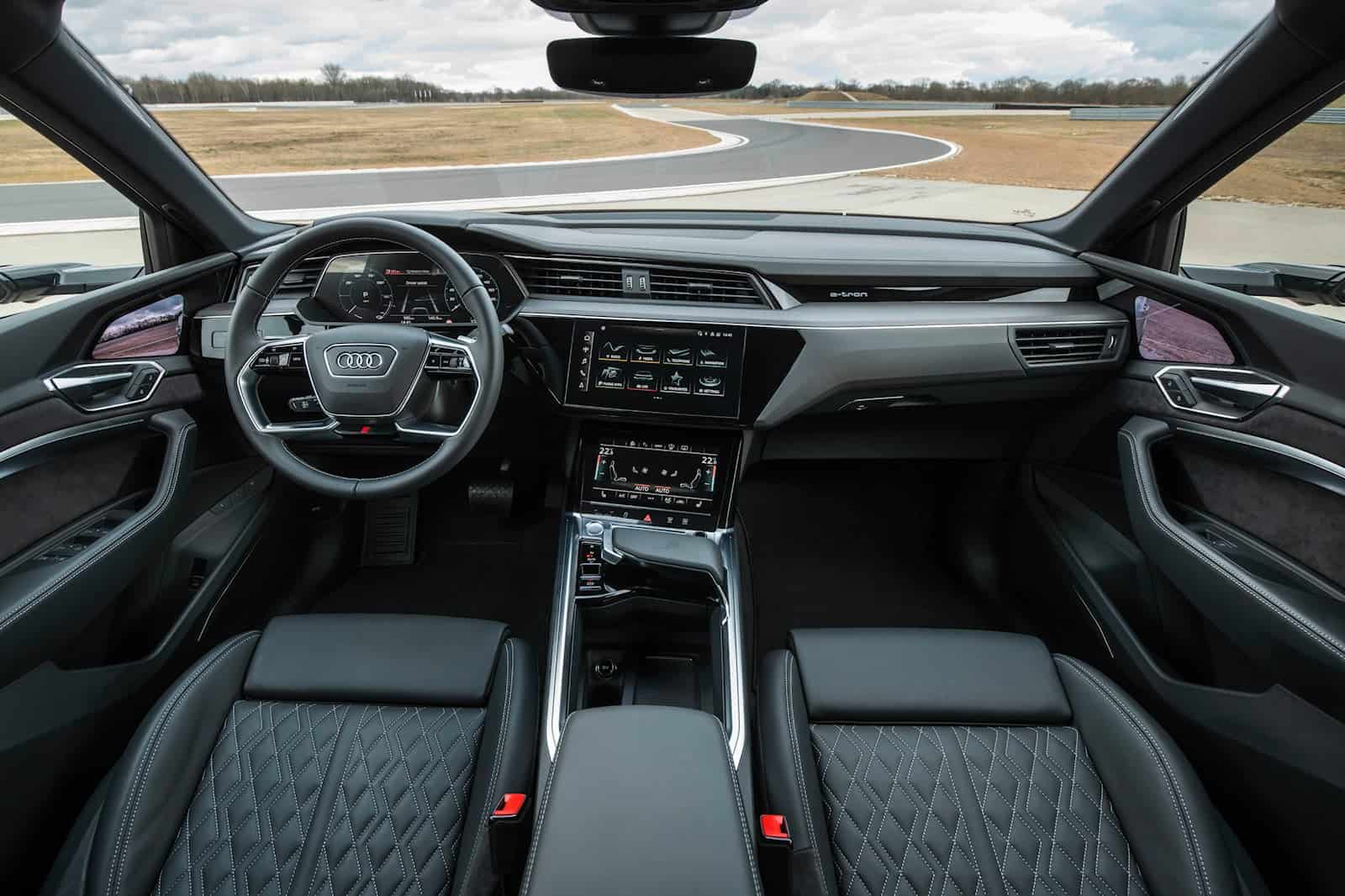 Interior upgrade for Audi e-tron vehicle.