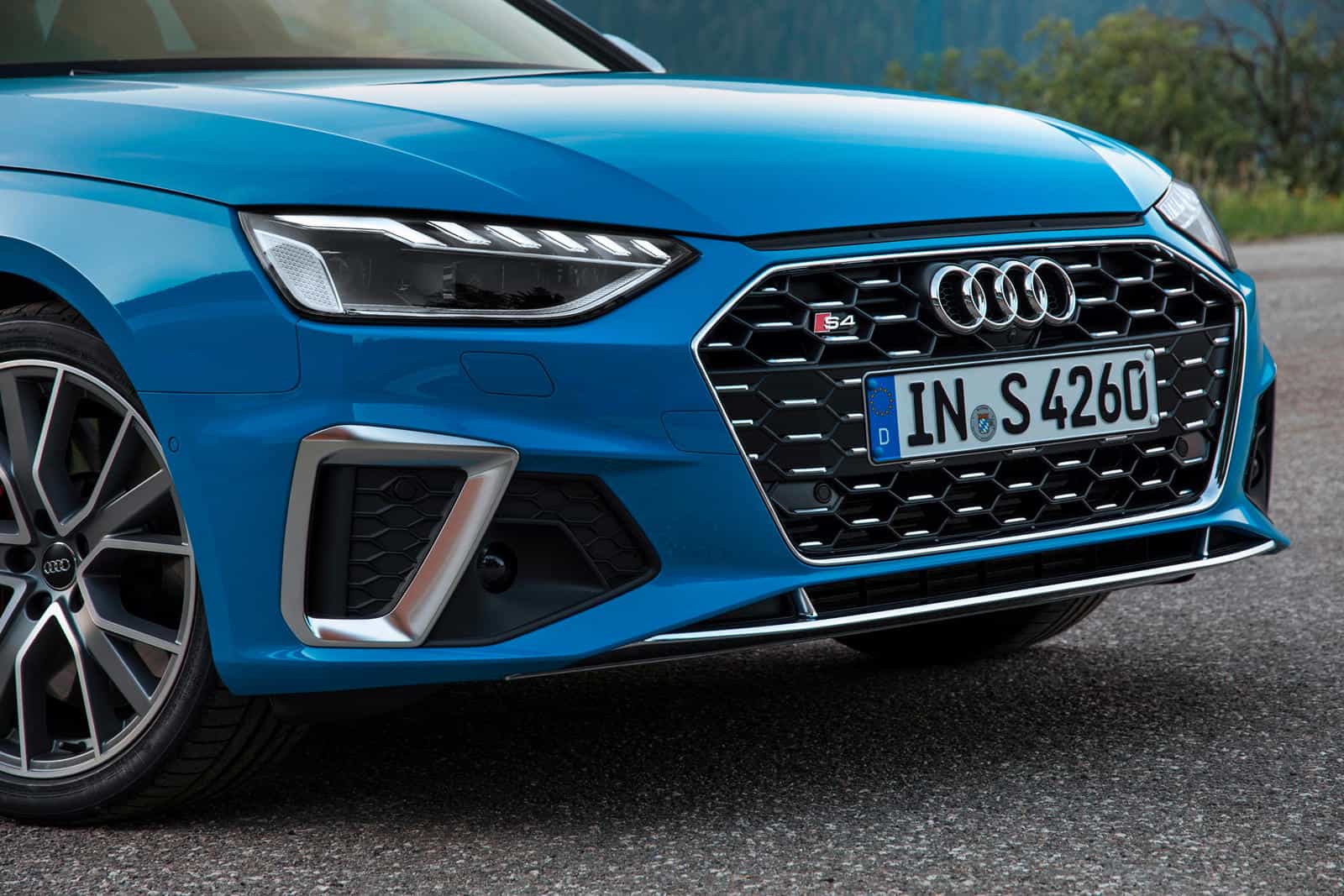 Audi S4 headlamp kit with modern LED lights for improved night driving and sleek appearance.