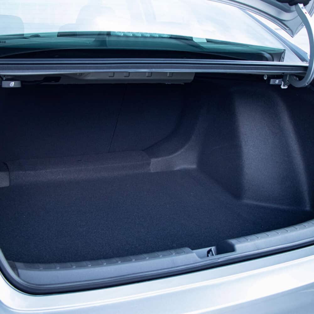 Luggage area trunk mat for Honda Civic, custom fit for enhanced protection.