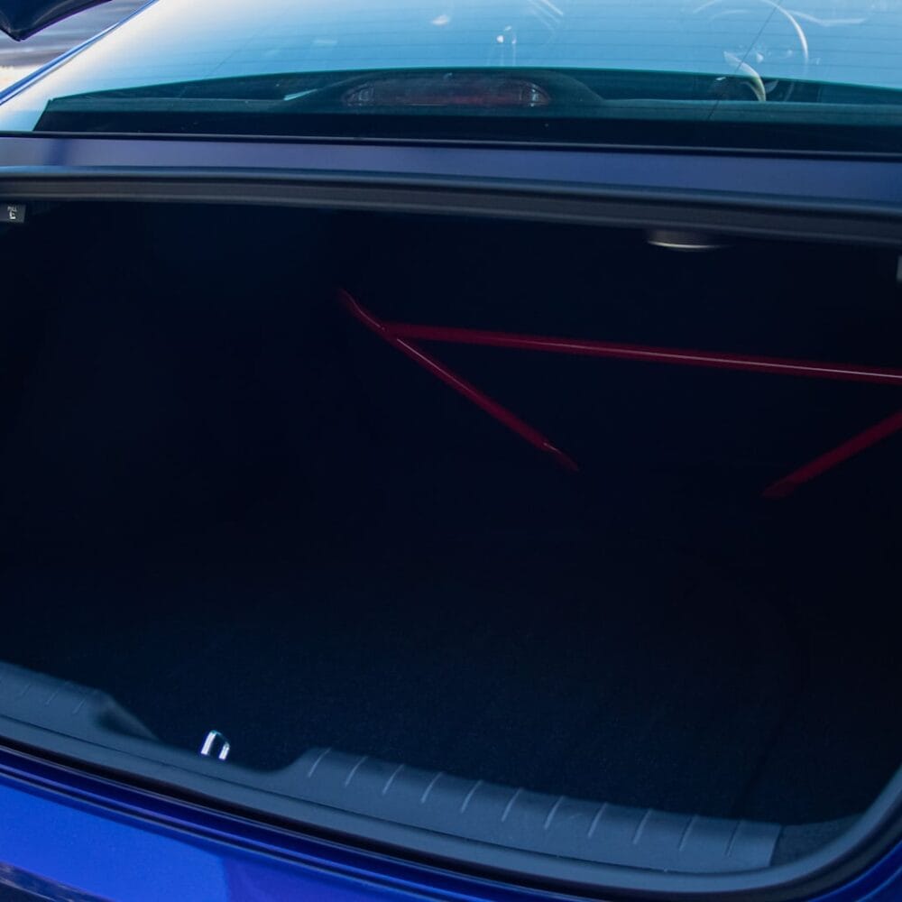 Luggage area kit for Hyundai Elantra to protect and organize your trunk space. Easy to install and d.