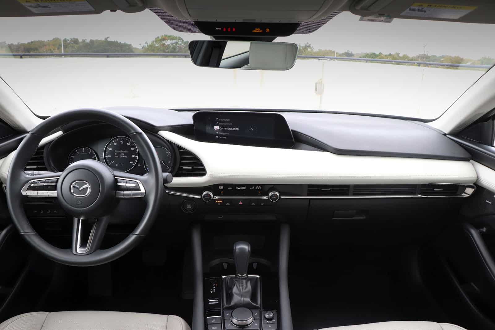 Interior upgrade kit for Mazda 3 with premium materials and sleek design. Perfect for customizing yo.