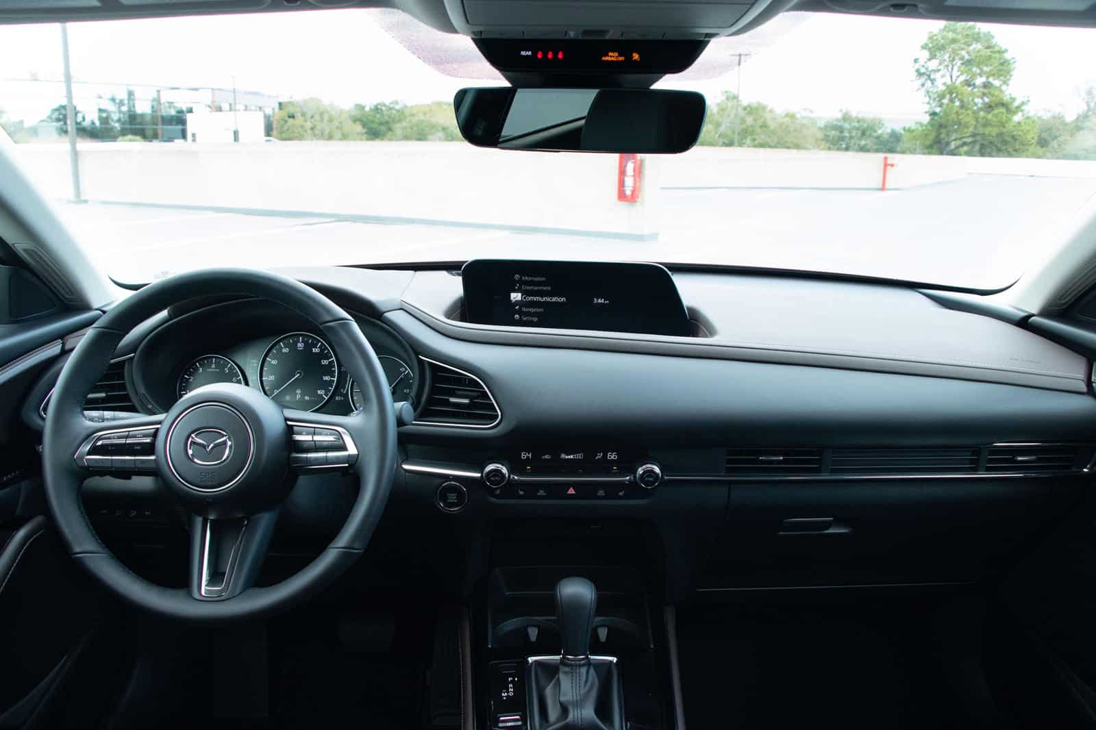 Interior upgrade for Mazda CX-30 with premium accessories.