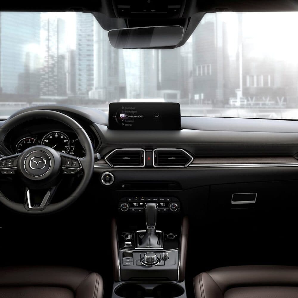 Interior dashboard and console accessories for Mazda CX-5.