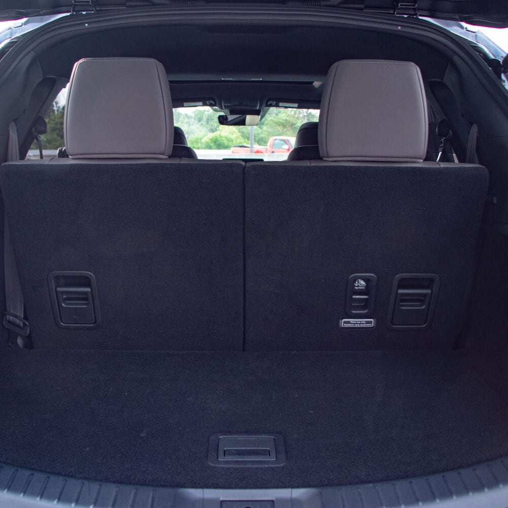 Mazda CX-9 trunk cargo organizer for enhanced storage and protection.