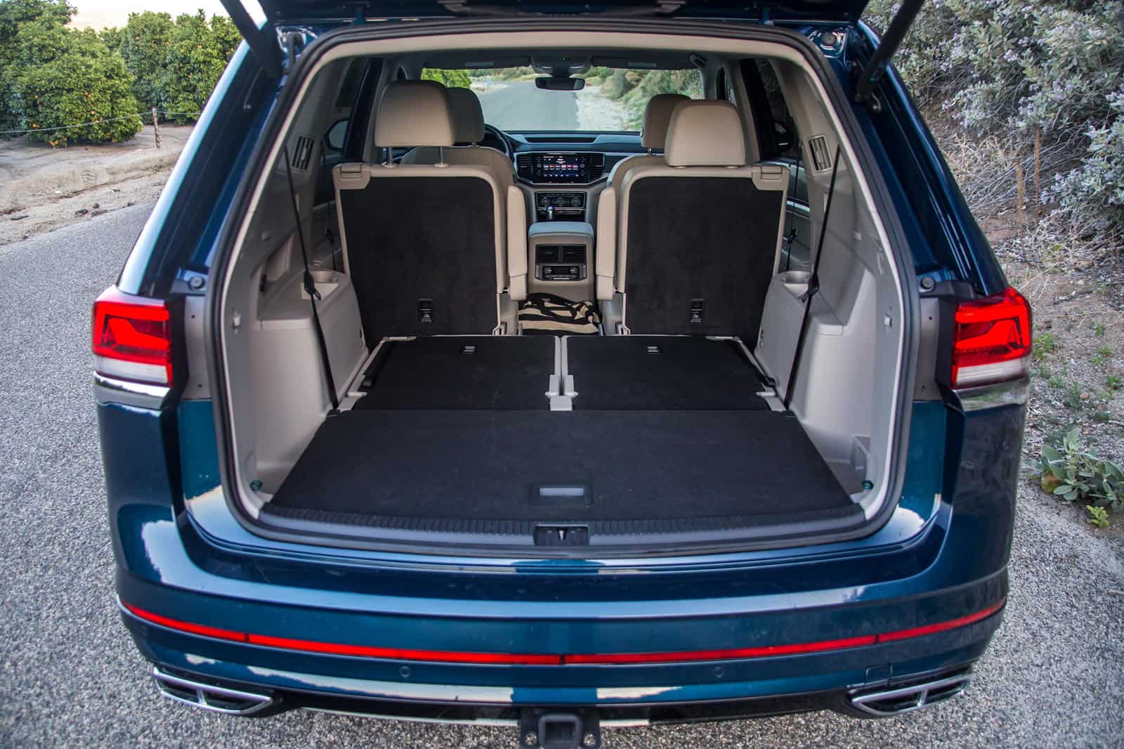 Custom luggage area kit for Volkswagen Atlas, maximizing cargo space and organization.