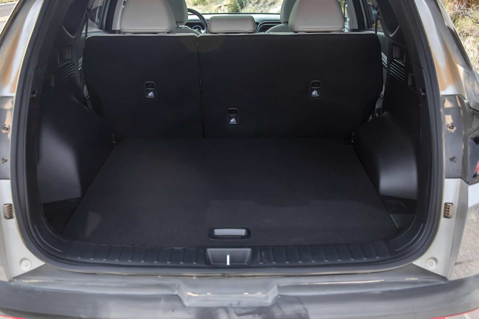Hyundai Tucson trunk cargo liner for enhanced storage protection.