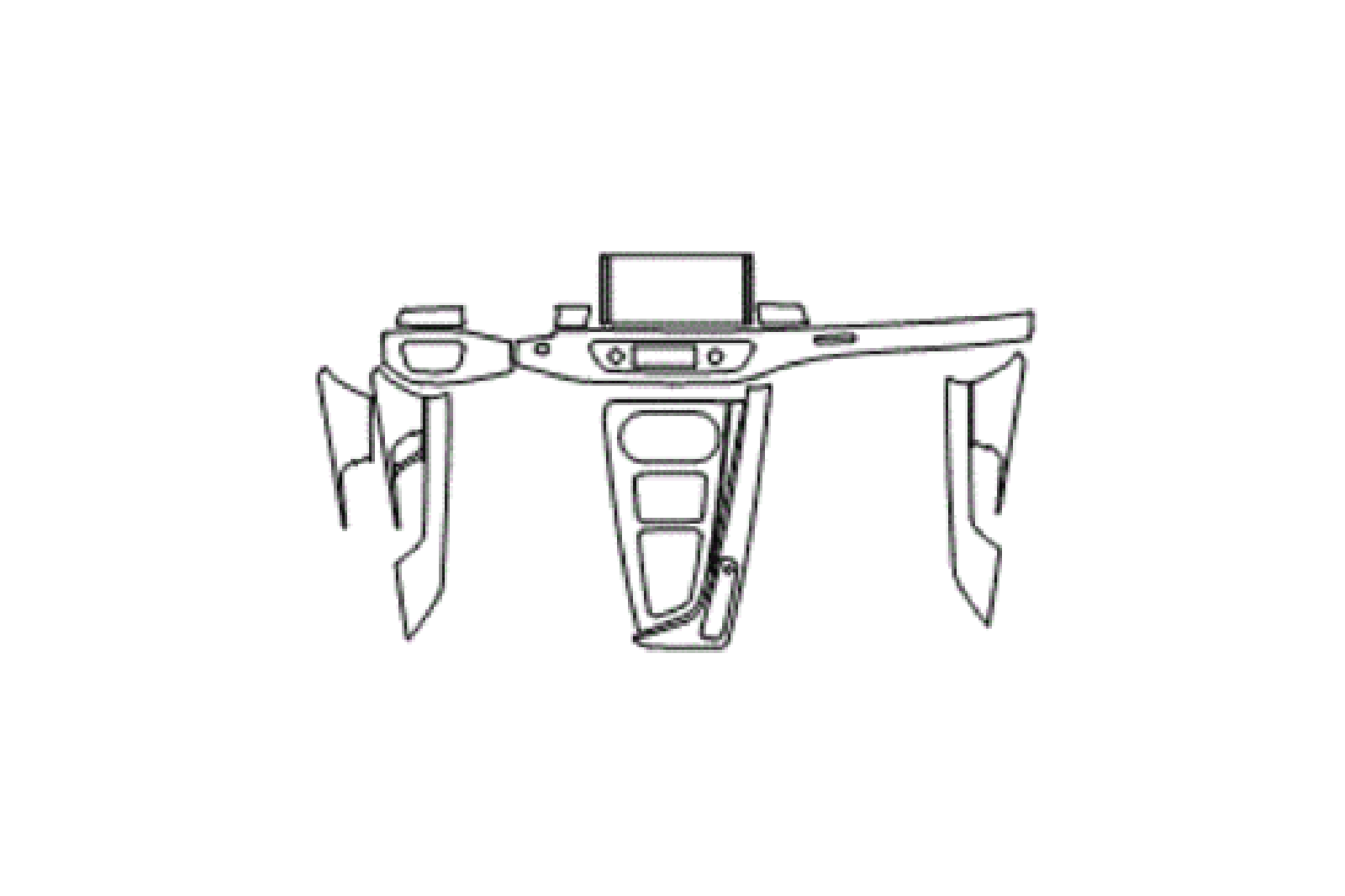 Interior upgrade kit for Audi RS5 dashboard and console.