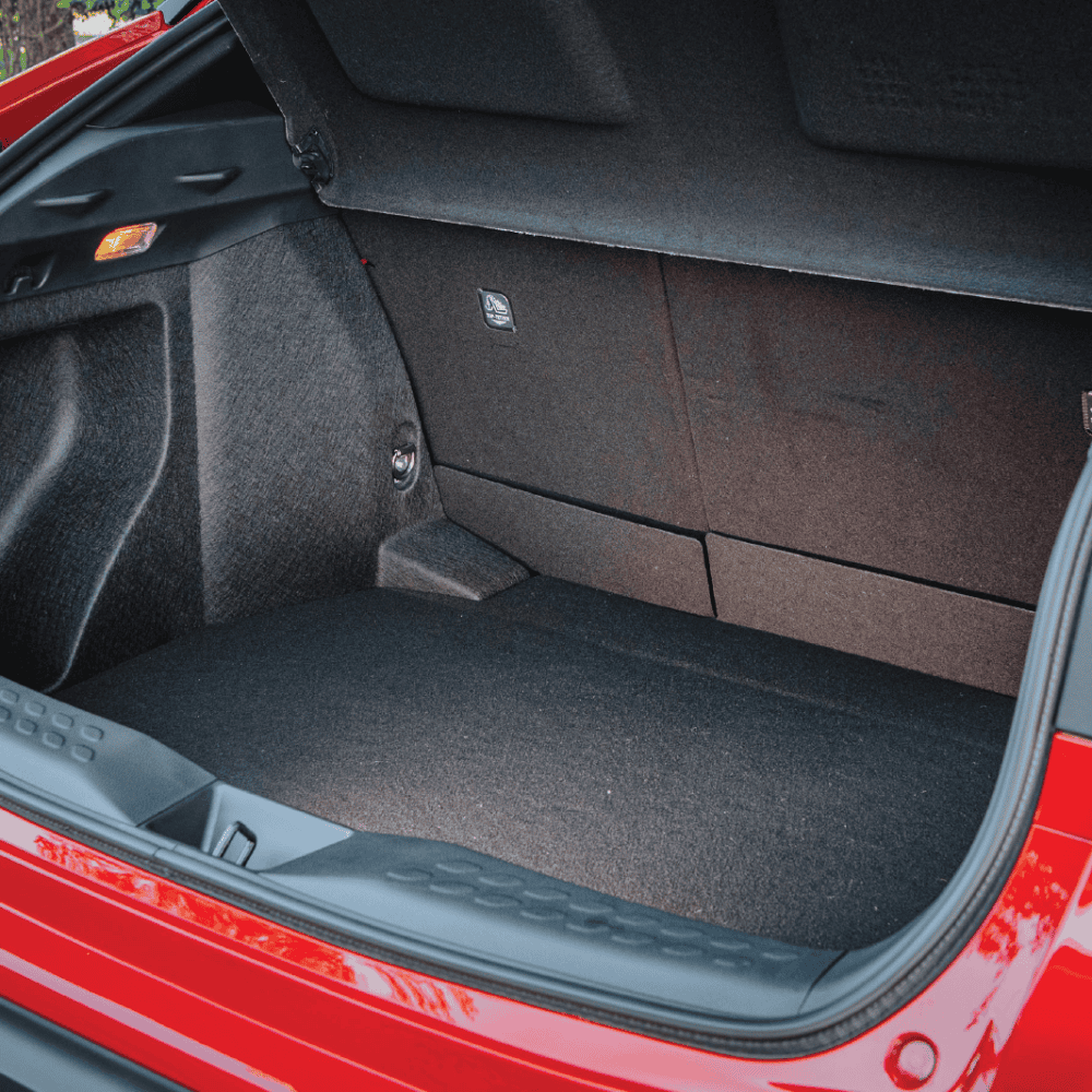 Toyota C-HR trunk cargo area kit for enhanced storage and organization.