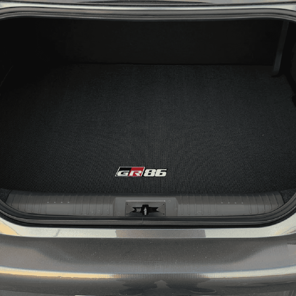 Toyota 86 trunk cargo mat for enhanced protection and organization.