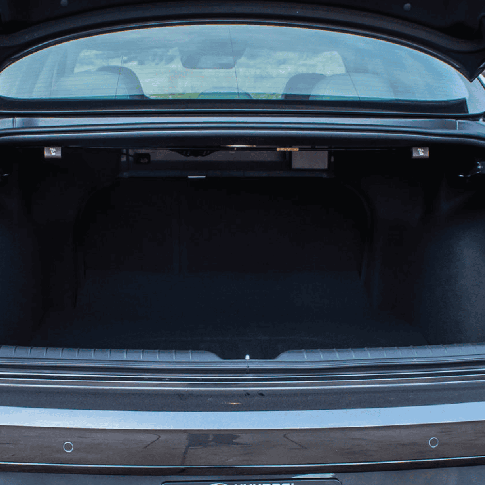Hyundai Sonata trunk luggage area kit for organized storage.