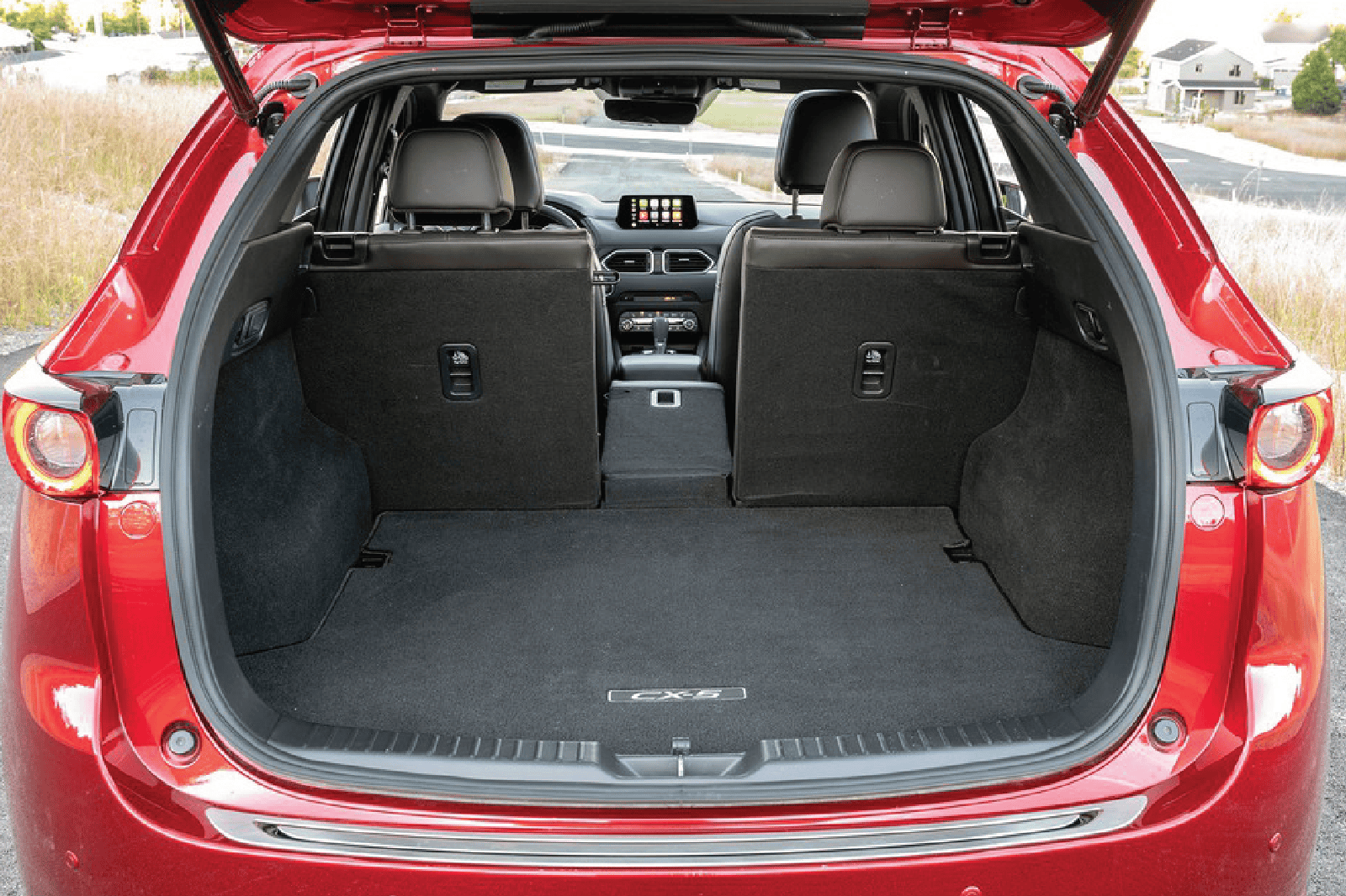 Luggage area kit for Mazda CX-5, enhancing cargo space organization and protection. Perfect for trav.