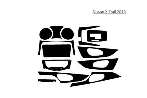 Interior trim parts for Nissan X-Trail 2019 model. Enhance your vehicle's interior with high-quality.