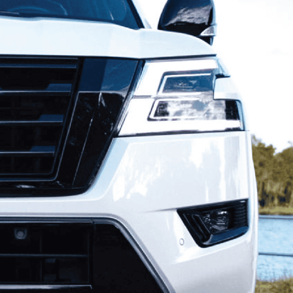 High-quality Nissan Armada headlamp and fog lamp upgrade kit for improved visibility.