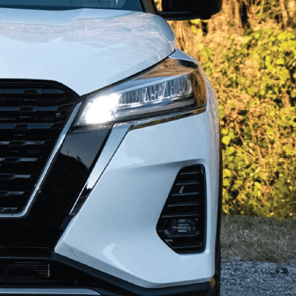 Nissan KICKS headlamp and fog lamp kit for enhanced visibility and style. Perfect upgrade for your N.
