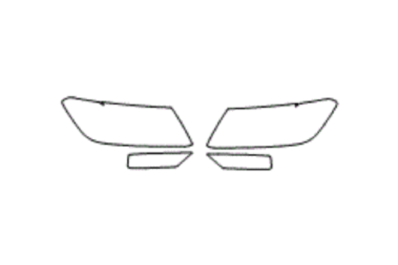 Volkswagen Tiguan headlamp and fog lamp kit for improved visibility and style.
