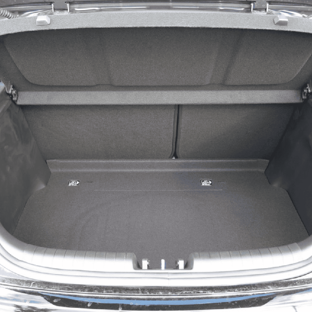 Hyundai Veloster trunk storage and organization kit for enhanced cargo space.