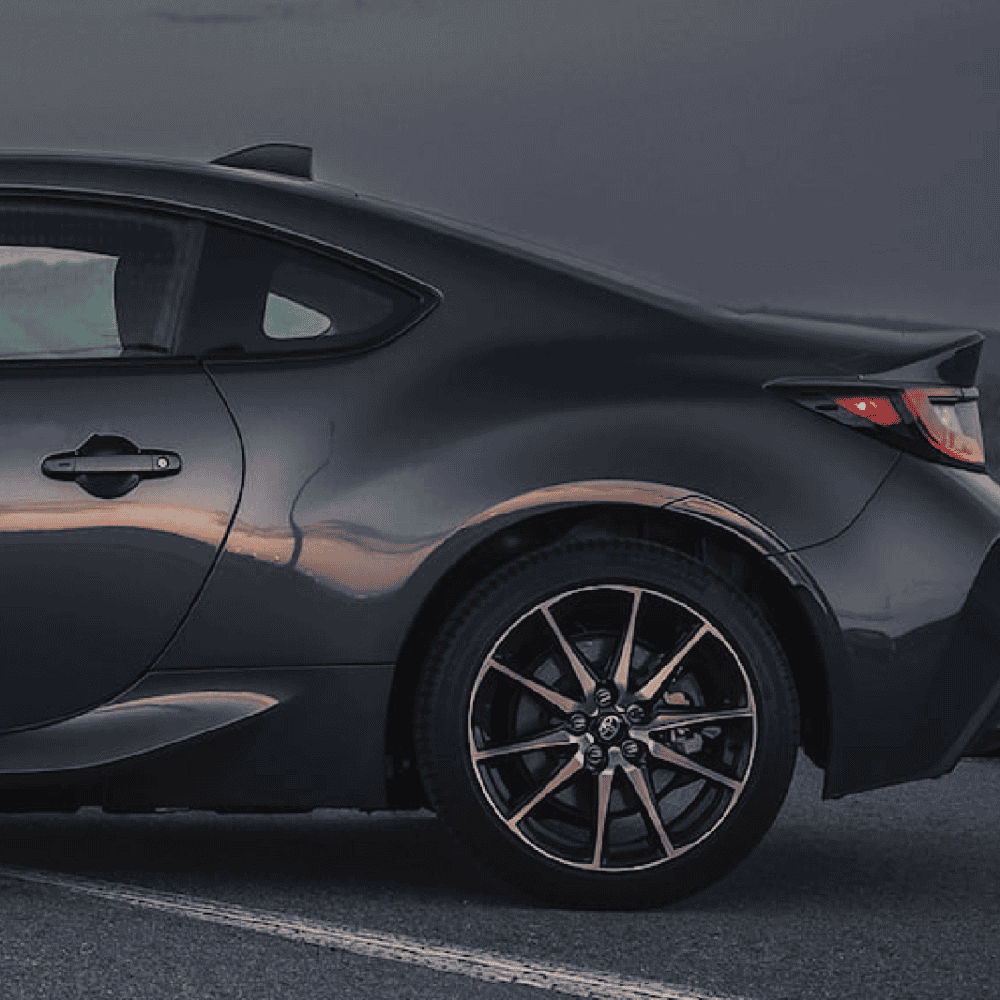 Toyota 86 rear wheel impact protection kit for enhanced vehicle safety.