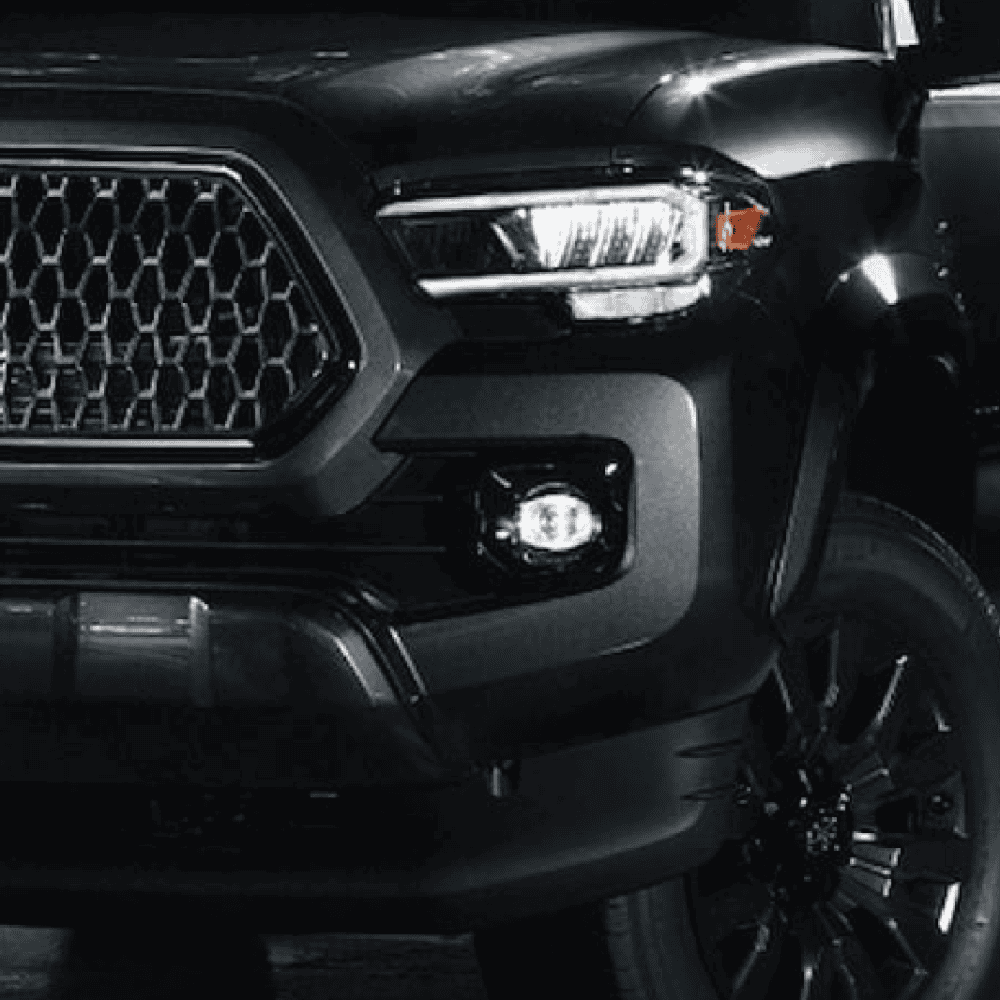 Toyota Tacoma headlamp and fog lamp upgrade kit for improved lighting performance. Perfect for off-r.