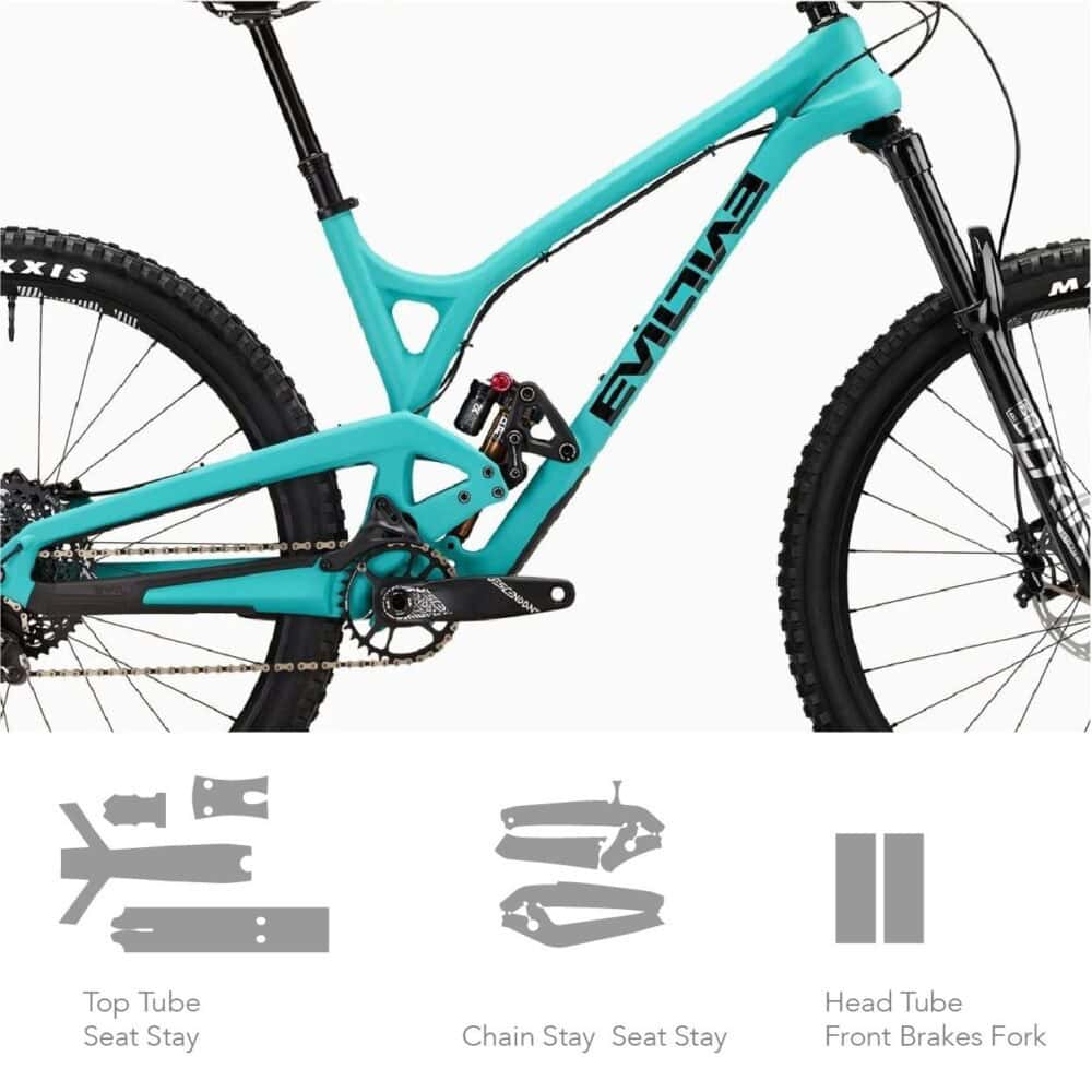 Evil Offering Frame Protection Film for Bikes.