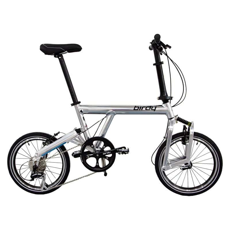Birdy classic folding bike with frame protection film for durability.