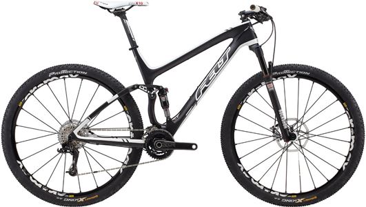Felt Edict Nine 2 bike with protective film for frame protection.