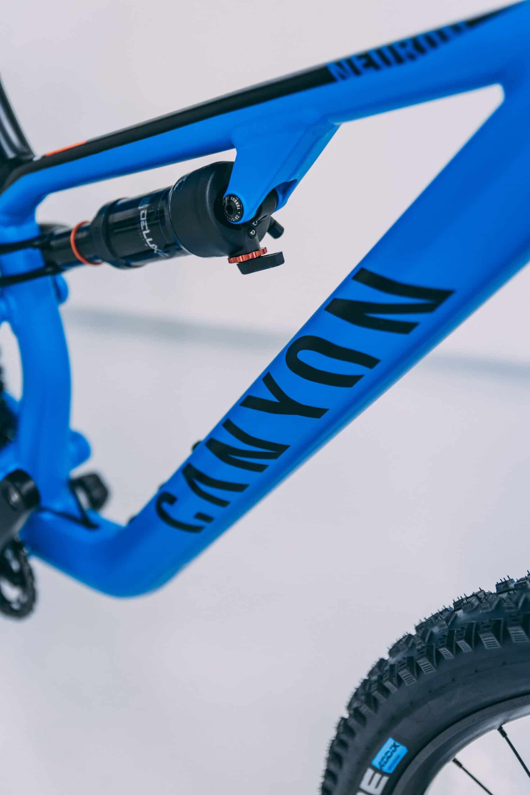 Bike Frame Protection Film for Canyon Neuron.
