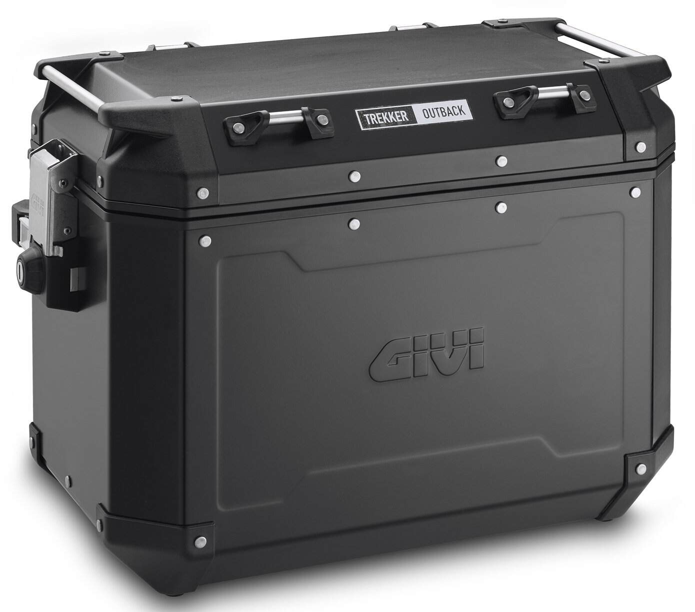 Trekker Outback Black-Line Top Case Protection Kit for GIVI motorcycle luggage.