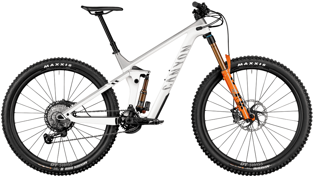 High-performance electric mountain bike with full suspension and powerful motor for rugged terrains.
