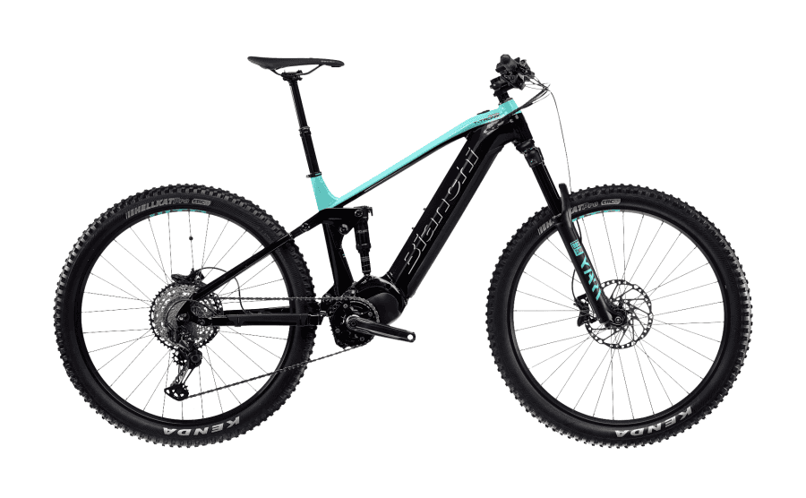 Bike frame protection film for Bianchi T-TRONIK REBEL mountain bike. Durable, clear, and easy to ins.