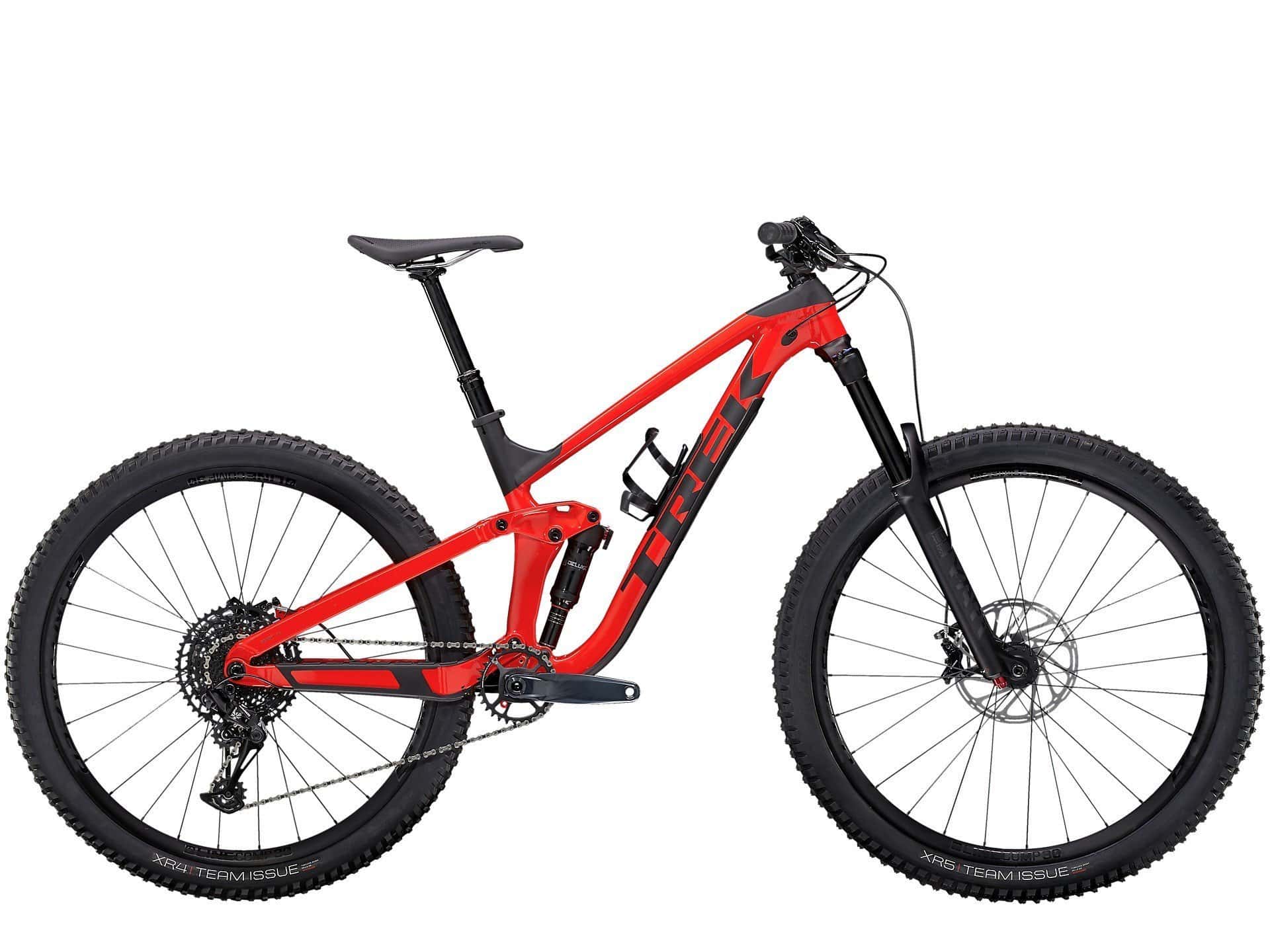 Trek Slash 7 mountain bike with frame protection film for durability and scratch resistance.