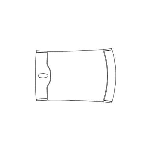 Comfortable waist support belt for back pain relief and posture correction.
