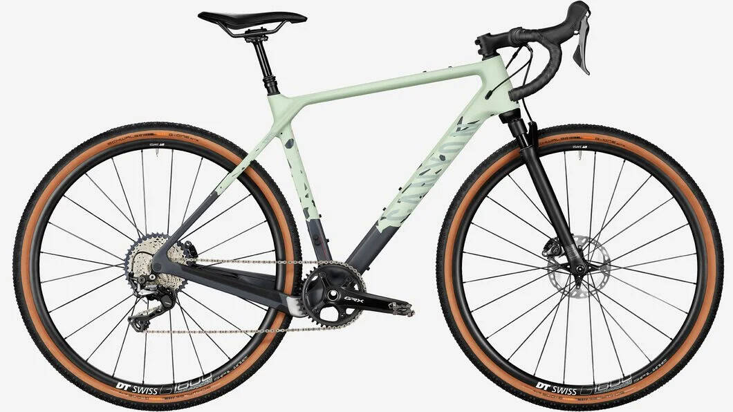 Canyon Grizl CF SL 8 mountain bike frame with suspension protection film.